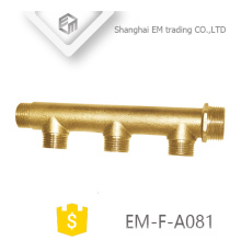 EM-F-A081 brass union pipe fitting Male thread 3 way water manifold